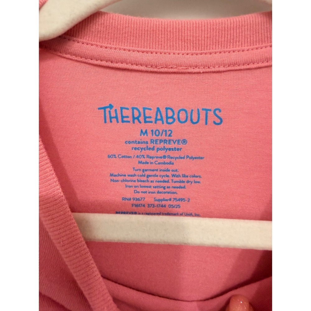 Thereabouts Girls Graphic Long Sleeve Tee La Vie Est Douce M 10/12 - Picture 2 of 4